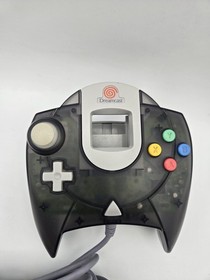US Sega Dreamcast Controller (Black Smoke Translucent Color) OEM - Tested 