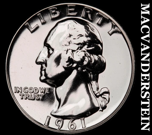 1961 Washington Quarter- Silver Choice Gem Proof Luster No Reserve  #G6597