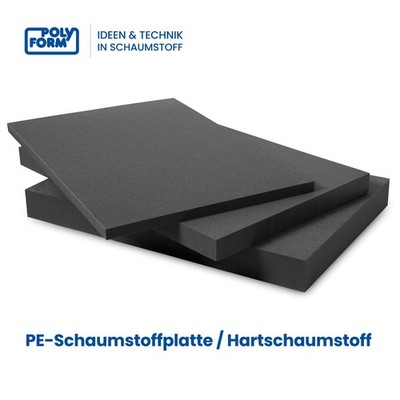 Shadow Board Hartschaumstoff Werkzeugeinlage schwarz 10-60 mm stark