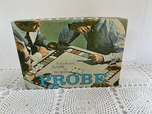 Vintage PROBE Word Game - Parker Brothers - Complete w/ Board & Letter Cards