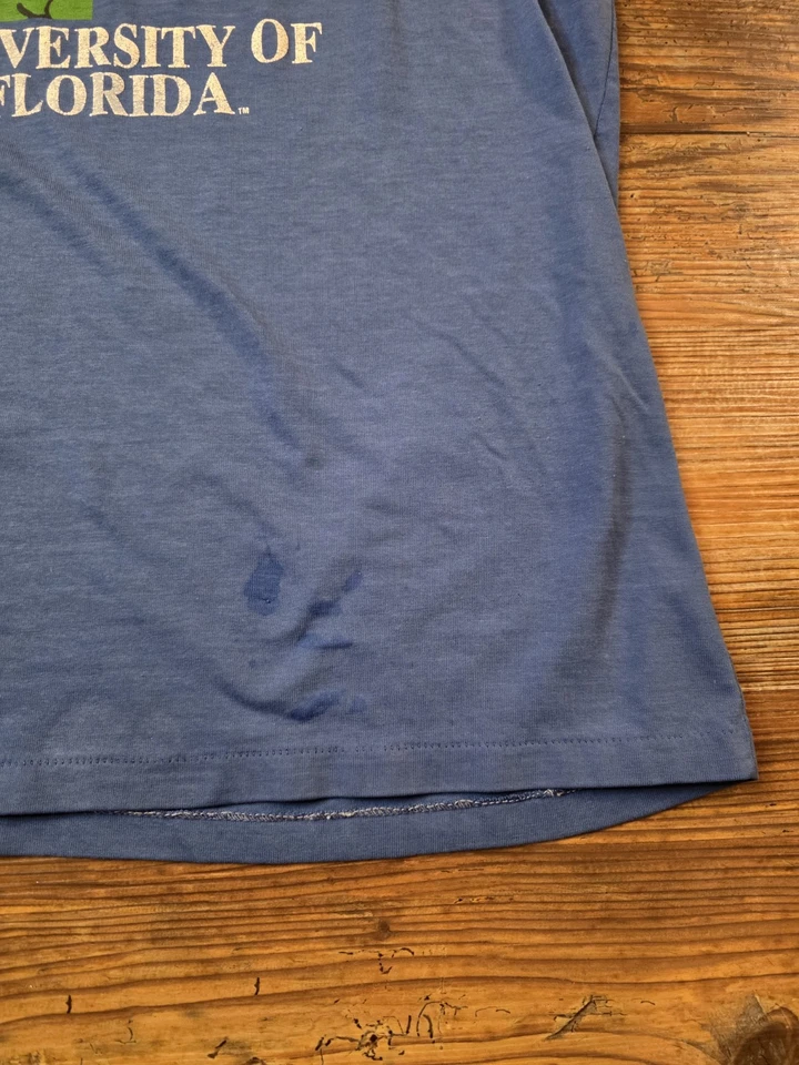 De colección. Camisa azul de fútbol americano universitario Fighting Gators Florida University talla 3XL alta Foto 4 de 4