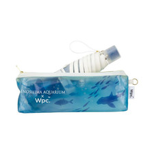 Enosui x Wpc. Folding Umbrella Mini Blue 50cm Aquarium Collaboration from JPN