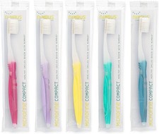 Extra Soft Toothbrushes Compact Size Head Periodontist Design Tapered Bristles