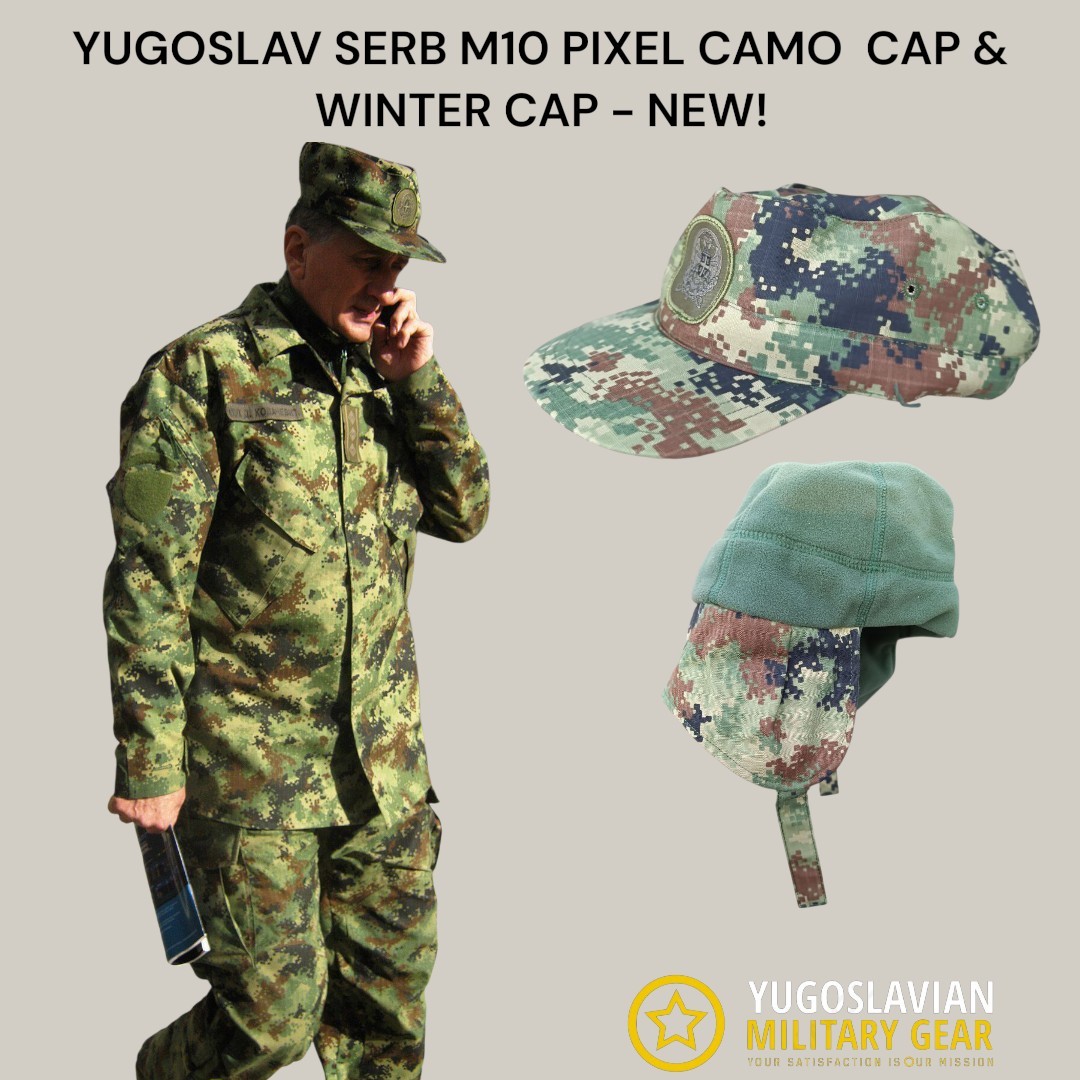Yugoslavia/Serbia/Bosnia/Balkan Wars Army Pixel camo M10 Cap | eBay