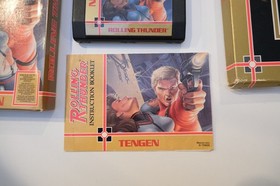 Rolling Thunder (Nintendo NES, 1989) CIB Complete with Box and Manual