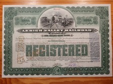 RR: BOND: Lehigh Valley Railroad Co., 1945, 1000 $, GOLDBOND*