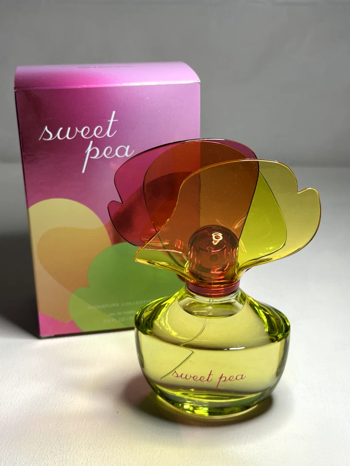 Bath Body Works SWEET PEA Eau De Perfume Spray Women 2.5 oz RARE NEW IN BOX - Image 2 of 4