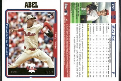   2025 Topps Archives - 2005 Topps - Mick Abel RC Phillies #251