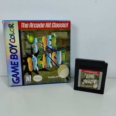 Super Breakout (Nintendo Game Boy Color) Game & Box Only - Tested - Free Ship