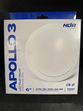 NDR Lighting Apollo 6" LED Recessed LED, Dimmable Color Select