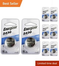 Reliable 3V CR2430 Lithium Coin Cell Battery - 2 Pack for Efficient Performance