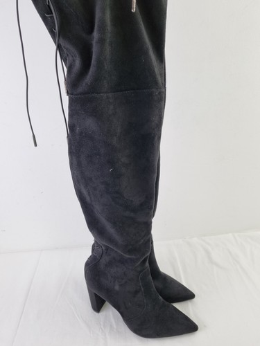 Carvela Heeled Knee High Boots Size UK 6 EU 39 Black New F2 - Picture 4 of 13