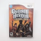 Guitar Hero III 3 Legends of Rock Nintendo Wii W/ Manual & Case