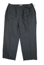 New Gray Wide Leg Pants from Talbots NWT 12 Women's Petite Italian Wool Blend