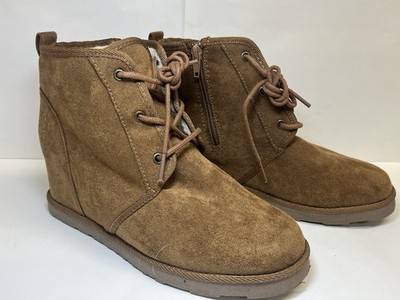 Women s Boots Aspen Brown with Fur Lining- Size 6.5. Never Worn!