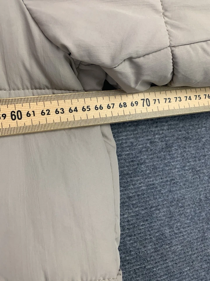 Jack & Jones Jacket Mens 2XLARGE Beige Puffer Long Sleeve Full Zip Warm 2XL - Image 3 of 4