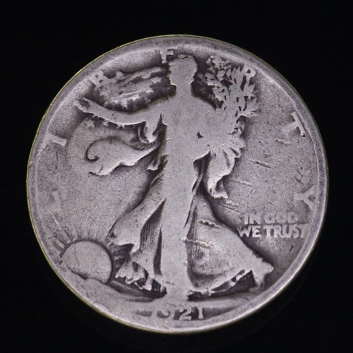 1921-D Walking Liberty Half Dollar KEY DATE Good Denver