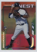 2014 Topps Finest Magenta Refractor 7/15 Tim Beckham #7 et0