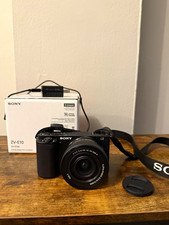 Sony ZV-E10 Mirrorless Camera  16-50mm OSS II Lens  Used  Original Box