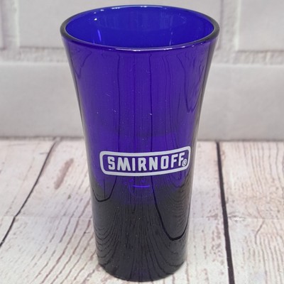 Smirnoff Shot Glass, Double Shot Blue