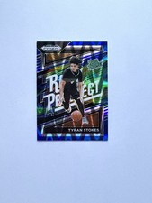 2024 Prizm Draft Picks Tyran Stokes Rated Prospect Prizms Blue Seismic #/149