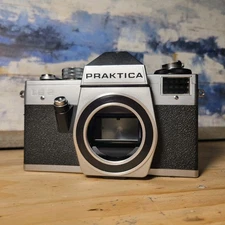 TESTED & CLEAN! Praktica LB-2 35mm SLR Camera Body M42 Screw Mount WORKING!