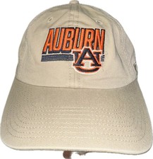 Auburn Tigers Khaki Dad Hat Cap Adjustable StrapBack One Size Fits Most