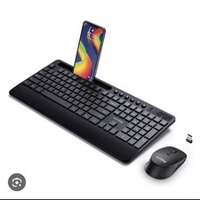 VicTsing Wireless Keyboard Mouse Combo W/ Phone Tablet holder KG658