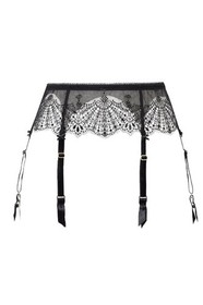 Rebel Romance DITA VON TEESE Fantastique Sheer Suspender Belt