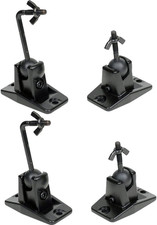 Universal Wall Ceiling Audio Mount for Home Theater Satellite Speaker - 4 Packs