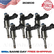 6x OEM ACDelco Fuel Injectors for 2009 2010 2011 Buick Enclave 3.6L V6 12638530