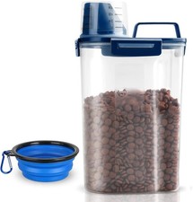 Upgraded Dog Food Storage Container Small, Cat Food Container Airtight, Pet Food