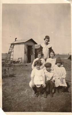 #ad Antique Photo Rural America Children Teen Shed Ladder Farmland USA IDd $12.99