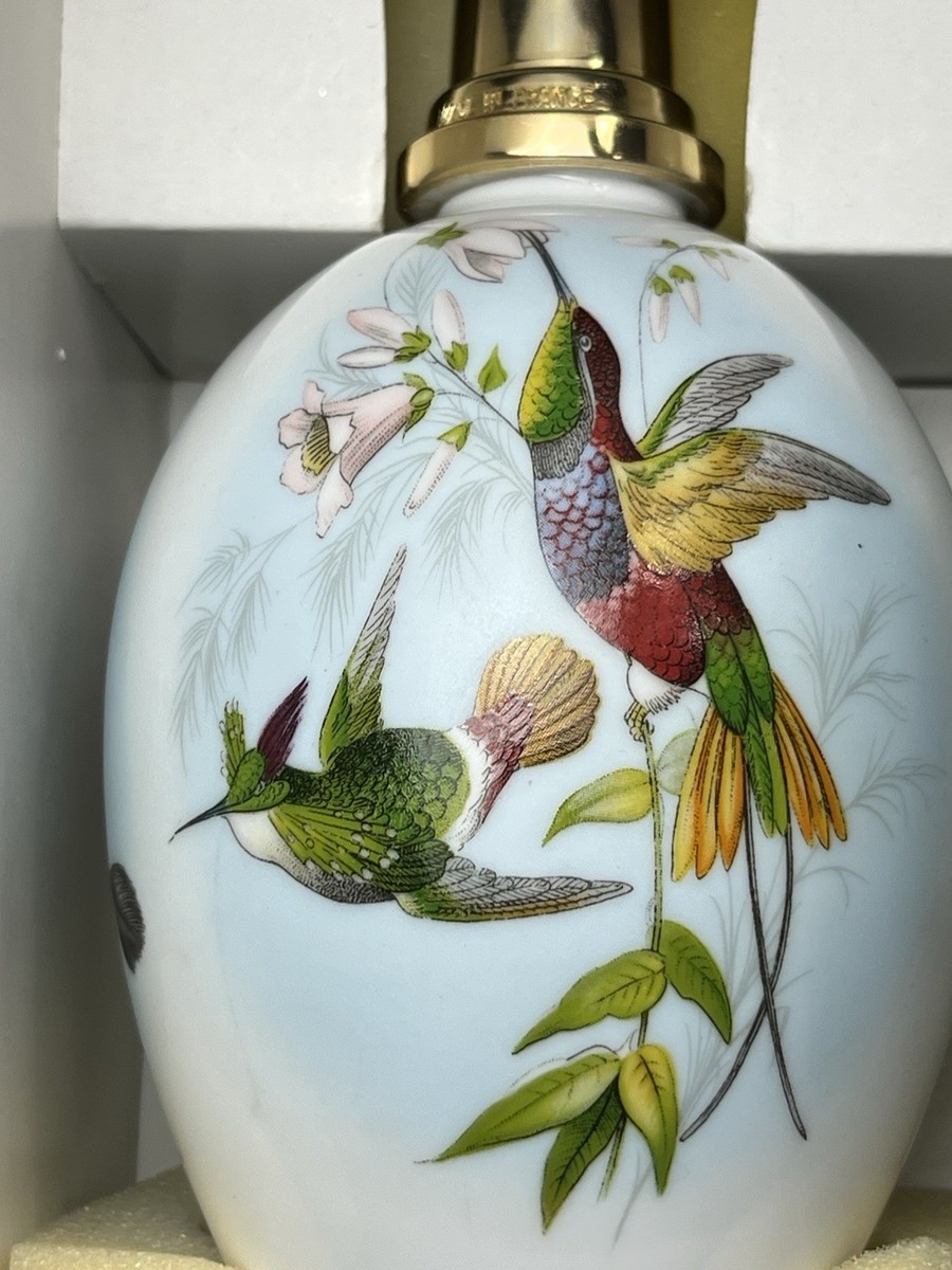 Lampe Berger Paris Limoges Porcelain Hummingbird Catalytic Lamp w