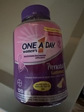 One A Day Women  s Prenatal Complete Multivitamin Gummies 120Ct Exp 12/2027 A5