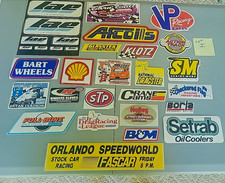 Lot Of 24 Racing Decals Stock Car Garage Automotive Race Stickers Speed Lot I Lot Of 24 Racing Decals Stock Car Garage Automotive Race Stickers Speed Lot I