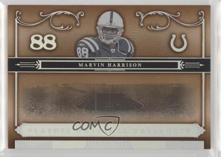2006 Playoff National Treasures 26/125 Marvin Harrison #53 HOF 15dq