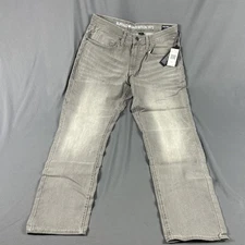 Buffalo David Bitton Jeans Ash X Slim Stretch 33 x 30 Gray Wash NWT MSRP $109