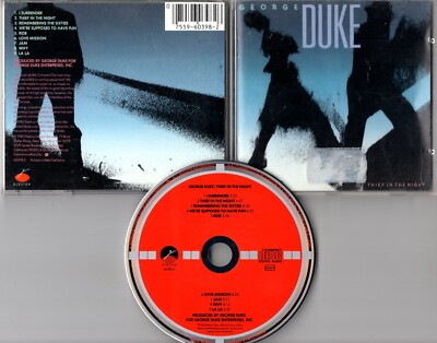 George Duke CD THIEF IN THE NIGHT 1985 Elektra West Germany by Polygram 60398-2