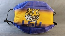 LSU Tigers Football Adult Facemask With Filter Pocket