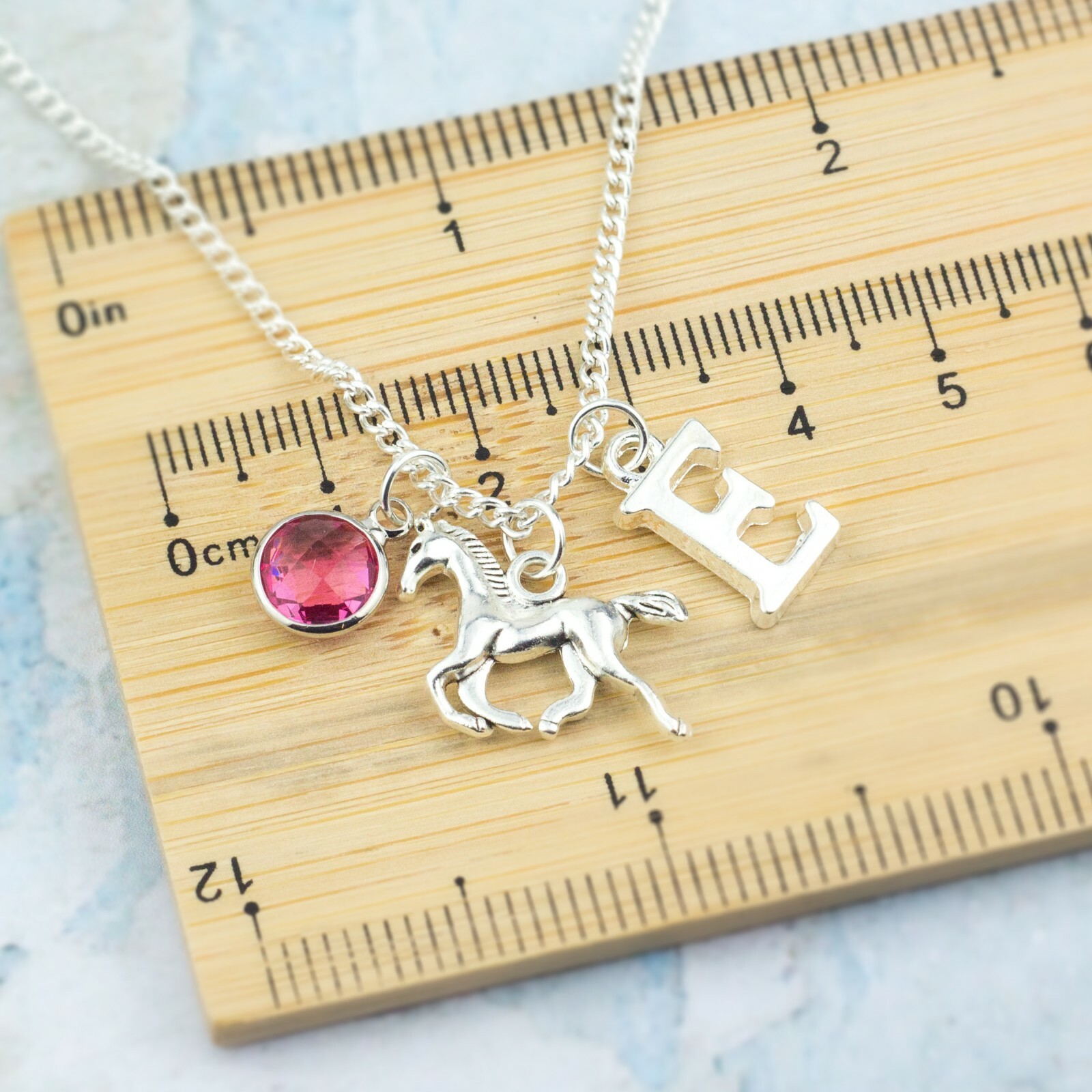 Horse Necklace, Personalised Jewellery, Girls Horse Riding Gifts, Pony Pendant