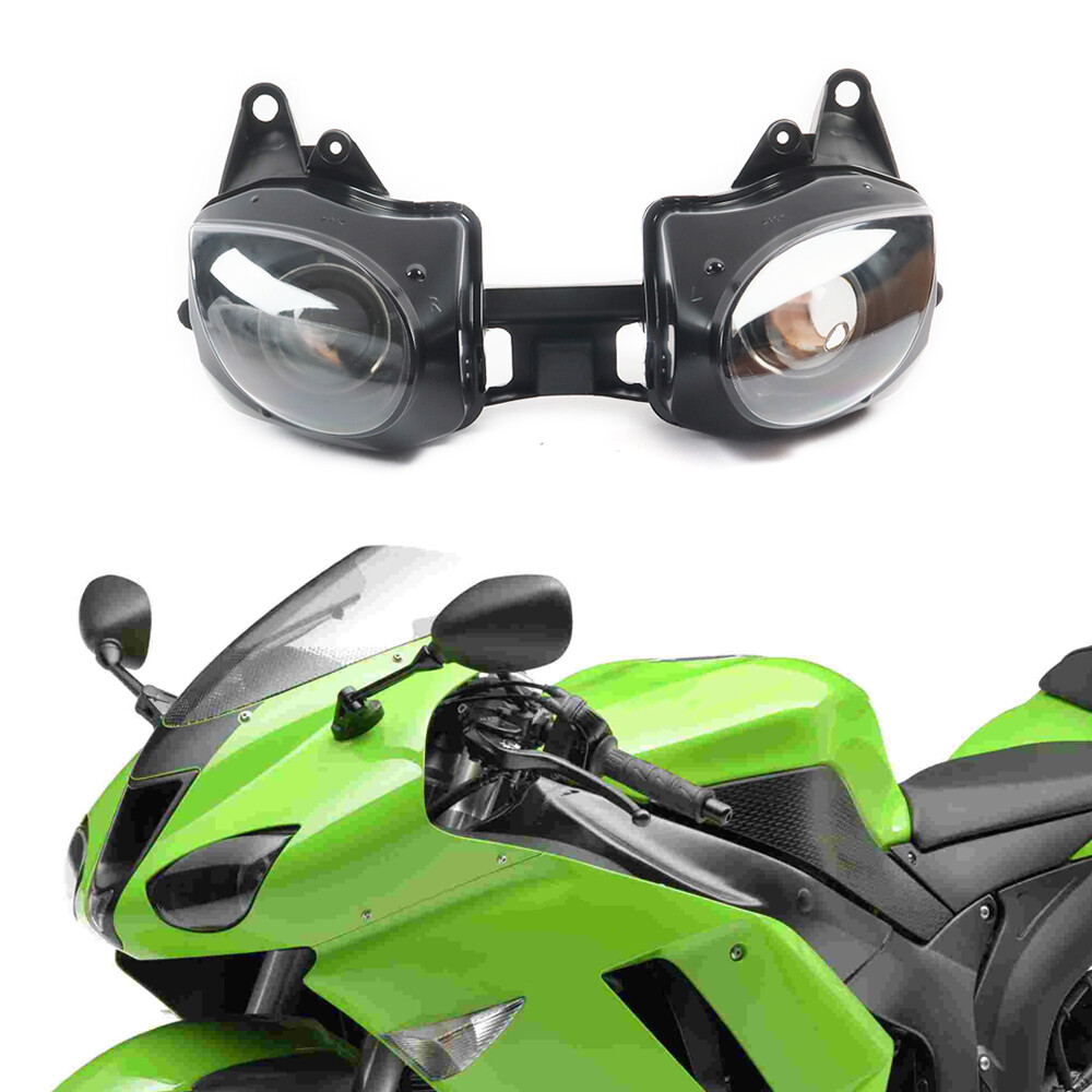 Assembly Lamp Headlights For Kawasaki Ninja ZX6R 2007 2008 ZX-6R