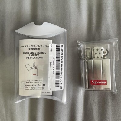 Supreme x Tsubota Pearl Hard Edge Lighter Clear FW19 NEW | eBay UK