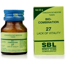 5 X SBL Bio Combination 27 (25g)  WORLD CLASS HOMEOPATHY