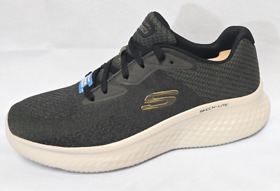 ＢＬＡＣＫ Mens Skechers 232598 OLBK Skech-Lite Pro Faregrove Memory Foam