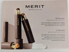 Merit The Minimalist Complexion Perfecting Stick 4-Shade Sample Card
