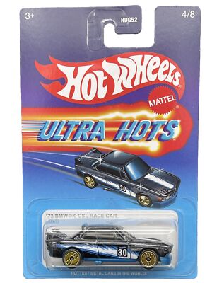 Hot Wheels 2024 HW Ultra Hots 4/8 Blue '73 BMW 3.0 CSL Race Car | eBay
