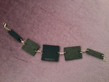 Upcycled-Repurposed Fendi material appr. 9 bracelet using original Fendi bag