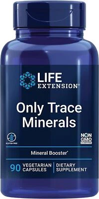 Life Extension Only Trace Minerals 90 Vegetarian Capsules Immune System Support