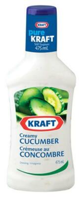 2x Kraft Creamy Cucumber Salad Dressing 425ml CANADA FRESH
